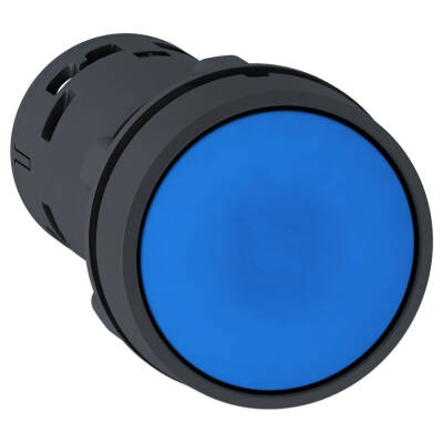 SCHNEIDER XB7NA65 XB7NA65 1NA+1NK 22mm MAVİ PLASTİK BUTON - 1
