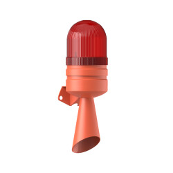 XENON ÇAKAR 2 SES BORULU ELEKTRONİK SİREN MS 5811.1.110-220VAC - MESAN