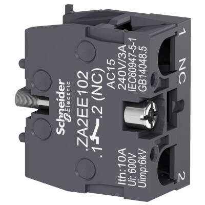 SCHNEIDER ZA2EE102 22 MM BUTON İÇİN 1NK KONTAK BLOK - 1