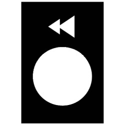 SCHNEIDER ZB2BY2906 ZB2BY2906 VİNÇ BUTON ETİKETİ AŞAĞI YAVAŞ HIZLI - SCHNEIDER