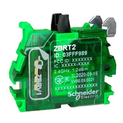 SCHNEIDER ZBRT2 ZBRT2 KABLOSUZ VE AKÜSÜZ DÜĞME İÇİN ÇİFT İŞL.VERİC - 1