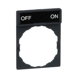 SCHNEIDER ZBY2367 ZBY2367 22 MM İŞARETLİ ON-OFF YAZILI BUTON ETİKETİ - SCHNEIDER